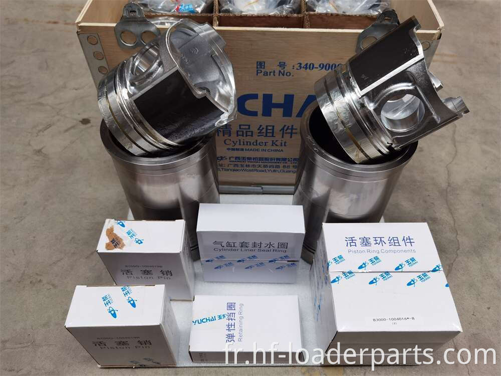 Piston and cylinder liner kit Yuchai four matching for XCMC